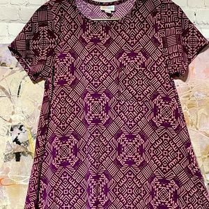 LulaRoe Carly Dress XS cute!!